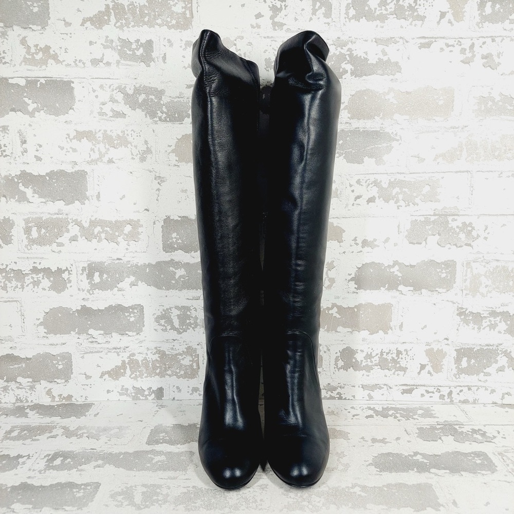 Stuart Weitzman Nappa Leather Stretch Knee High Stiletto Boots F667 - Picture 8 of 16